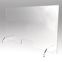 80cmx60cm Transparent Acrylic Sneeze Guard Plexiglass Glass Shield